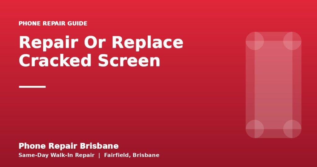 Repair Or Replace Cracked Screen — Phone Repair Brisbane